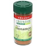 Frontier Organic Cinnamon Ground, 1.9-Ounce Container (Pack of 4)