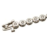 14kt White Gold Doughnut Diamond Bracelet
