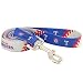 Texas Rangers Royal Blue-White 6' Dog Leash