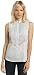 Apparel : Bcbgmaxazria Womens Sleeveless Button-down Blouse
