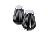 K&N RC-1082 Universal Chrome Filter