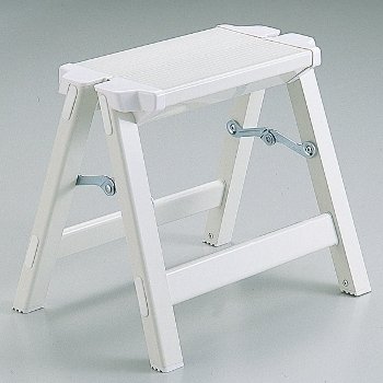 パール金属 コンパクト踏み台(ホワイト) MK-3512