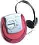 Memorex MD6440-04CP Personal CD Player with Car Kit and 40-Second Anti-Shock (Red)