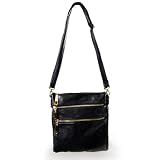 Zippered Cross Body Handbag