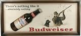 River's Edge 3-D Budweiser Hunting Pub Sign