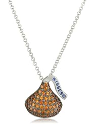 Hershey Jewelry Sterling Silver Cubic Zirconium Medium Flat Back January Pendant