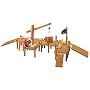 Maxim Pelican's Landing Dock Set with Figures in Natural