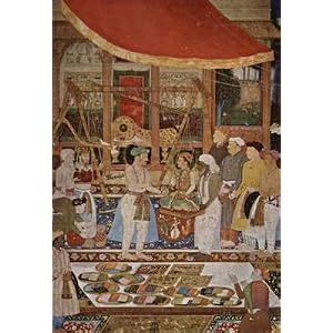Master of Jahangir memoirs (Jahangir's memoirs, book collection of illustrations and writing samples, Scene: Prince Khu