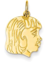 14K Girl Head Charm Cyber Monday Special