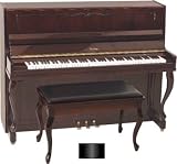 45 Chippendale Console Piano (Ebony Polish)