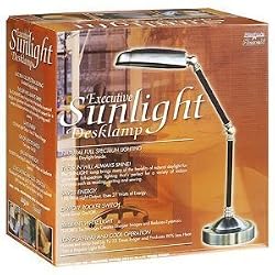 Sunlight Desk Lamp - 150 Watt of Light Output Consumes 27 Watts. Natural Sunlight Emulation