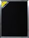 Large 60x80 cm Black Felt pinboard with Chrome effect 30 mm wide frame.
