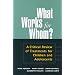 What Works for Whom? A Critical Review of Treatments for Children and Adolescence