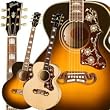 Gibson L-200 Emmylou Harris Model Antique Natural Acoustic-Electric Guitar