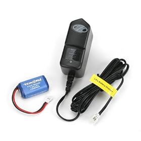 LiPo Charger and Battery: Micro-T B DT by TEAMLOSI