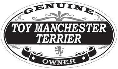 Toy Manchester Terrier Oval Magnet