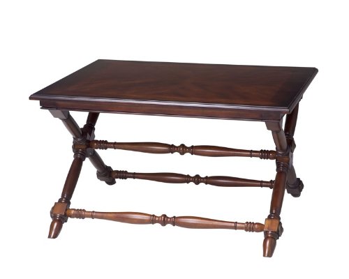 Coffee Tea Table with Rustic Mahogany