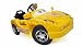 Cars Enzo Style Radio Remote Control Ride on Car Wireless Full Function Hand Held Remote or Flip Switch & It Is a Kids Normal Foot Pedal Power Wheels Vehicle - YELLOW