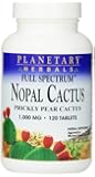 Planetary Herbals Full Spectrum Nopal Cactus 1000 mg 120 Tablets