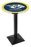 42" Nashville Predators Bar Height Pub Table - Square Base