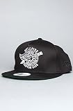 DTA The Hell Fire New Era Snapback Cap in Black & White,Hats for Men