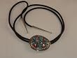 Zuni Hand Crafted Inlay Bolo Tie - BT-0005