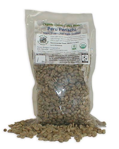 Green Coffee Beans: Fair Trade Organic Guatemala Huehuetenango, 2 Lbs.