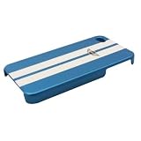 Mini Cooper Stripe Metallic Hard Case for iPhone 4/4S - Laser Blue