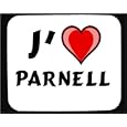 J'aime Parnell tapis de souris d�cor�