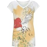 FULL TILT Animal Tattoo Girls Tee - Multi