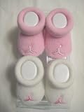 NIKE - Nike Jordan Booties Girl Boy Baby Infant with Jumpman23 Sign Sock 2 PCS One Set New (3-6 MONTHS, WHITE & PINK WITH JUMPMAN SIGN)