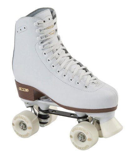 Childrens Toyshop  Toys : Sovereign Gold Quad Roller Skates - White - UK4