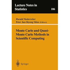 Monte Carlo and Quasi-Monte Carlo Methods in Scientific Computing: Proceedings of a Conference at the University of Nevada, Las Vegas, Nevada, USA, ... 23-25, 1994 (Lecture Notes in Statistics)