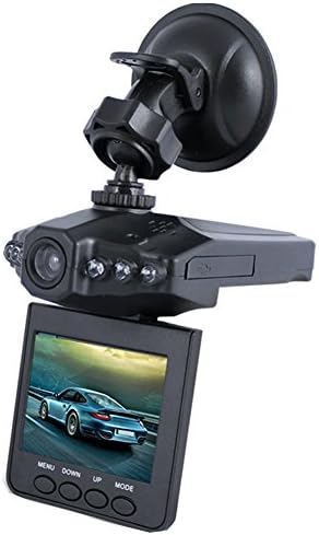 Panguking® New 2.5" Full HD 720P Car DVR Vehicle Camera Video Recorder Dash Cam- LCD 270 Degrees Whirl 6 LED Camera Recorder Traffic Dashboard Camcorder