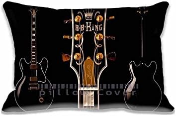 Custom Pillowcase with Gibson Custom Shop ES-335 Design Pillow Case Art , Music and Gibson Custom Shop ES-335 Cushions Set 16x24 Inch Rectangle Throw Sofa Cases Cotton Zipper