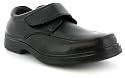 Comfisole "Percy" Mens Velcro Fastening Comfort Fit Shoes - Black