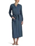 Produkt-Bild: OKHA Damen Morgenmantel Mantel Charlie Jersey glatt, Gr. 36 (S), Blau (jeans)
