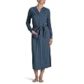 OKHA Damen Morgenmantel Mantel Charlie Jersey glatt