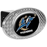 NBA Washington Wizards Metal Diamond Plate Trailer Hitch Cover