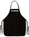 Pit Master Funny Apron for Kitchen BBQ Barbecue Tailgate Cooking Bacon Two Pocket Apron for Tailgating BBQ Grill Competition