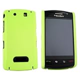 For Blackberry Storm Prem Hard Rubber Case Green