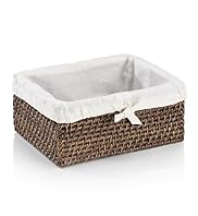 Dark Weave Lined Basket