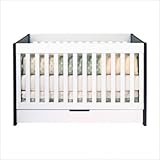 IMAGE OF Mercer 3-in-1 Convertible Crib Finish: White / Espresso