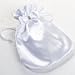 White Satin Money Bag