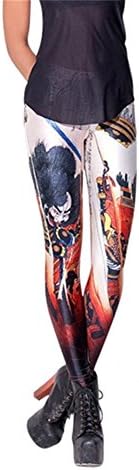 Yikanul Women's Fashion Digital Print Suicide of MOROZUMI Pattern Sexy Leggings