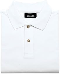 Ashworth Men's Classic Solid Pique Short Sleeve Knit Shirt