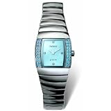Rado Sintra Superjubile Blue Diamond Platinum-tone Ceramic Mini Ladies Watch R13580912 by Rado