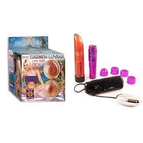 Topco- Carmen Luvana Sex Doll/ Vibration Multi-Product Value Bundle - Sex Toy Kit