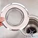 Stainless-Steel Kitchen Sink Strainer - Set of 5 - Large Wide Rim