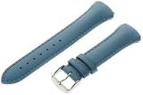 TechnoMarine 1030M MoonSun 17-mm Light Blue Leather Strap with Single-Buckle